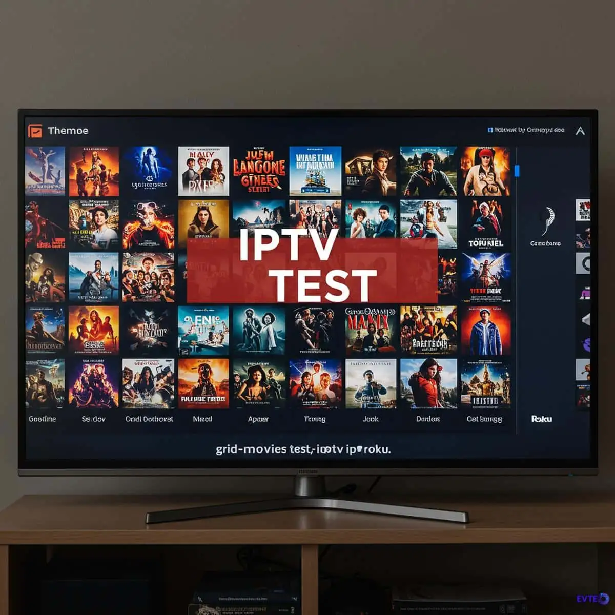 teste IPTV Roku